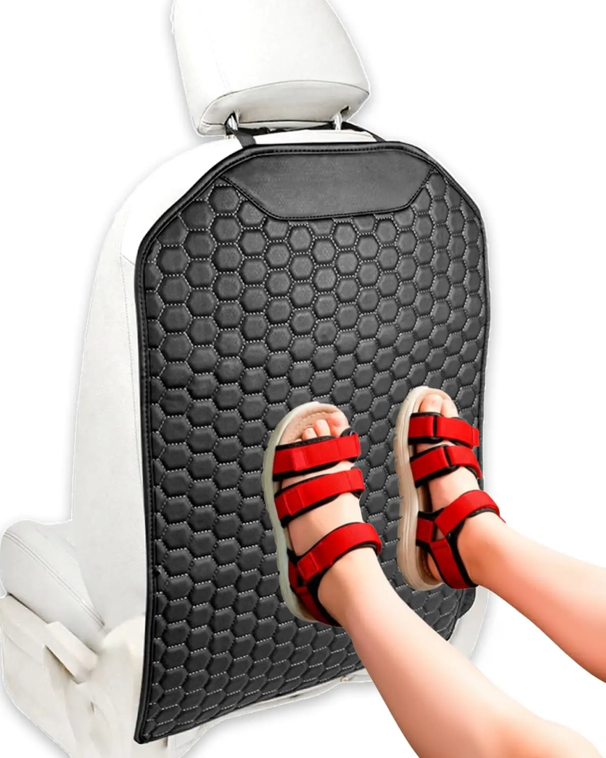 

Waterproof Car Back Seat Protector for Kids - Universal Fit, Easy Clean, Safe Materials