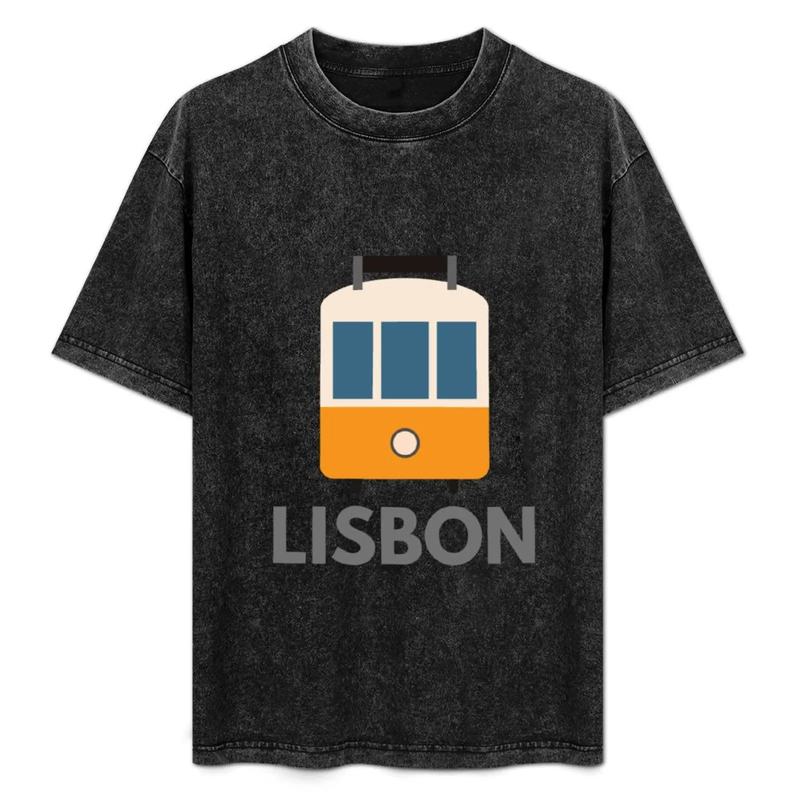 

Lisboa Tram (Lisbon city, Portugal) T-Shirt kawaii clothes plus size tops shirts graphic mens t shirt