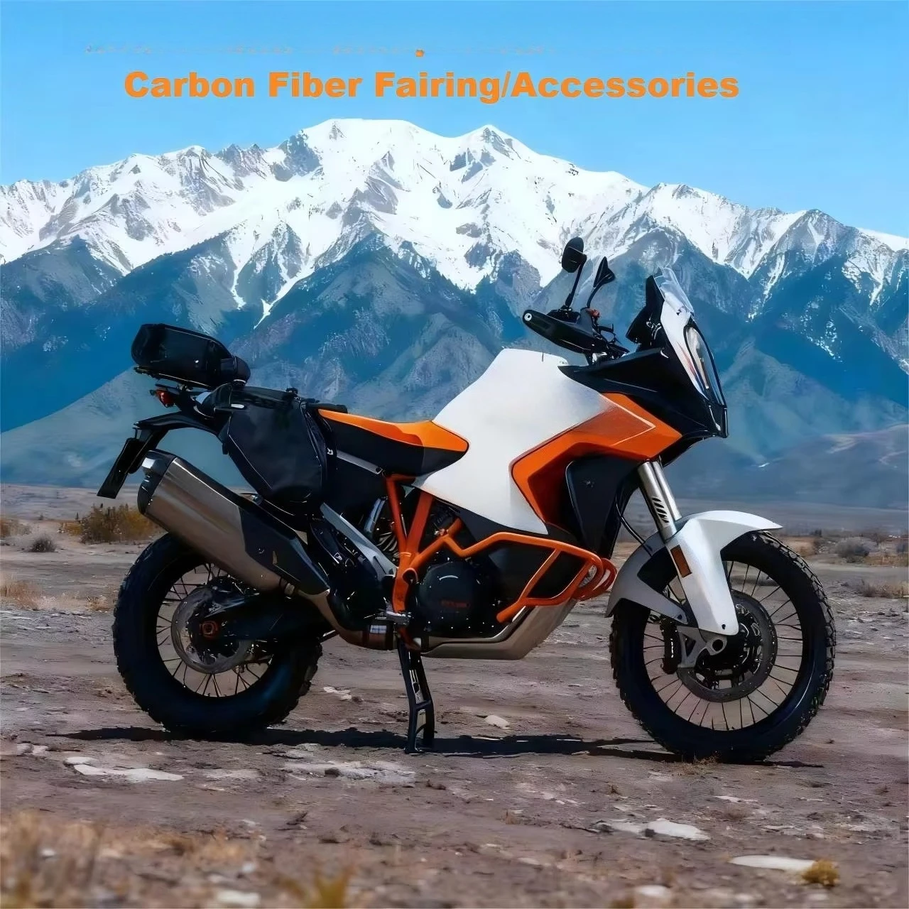 OEM 3K 100% Dry Carbon Fiber Motorcycle Integrated Rear Hump for  Carbon Fiber Fairing Accessories