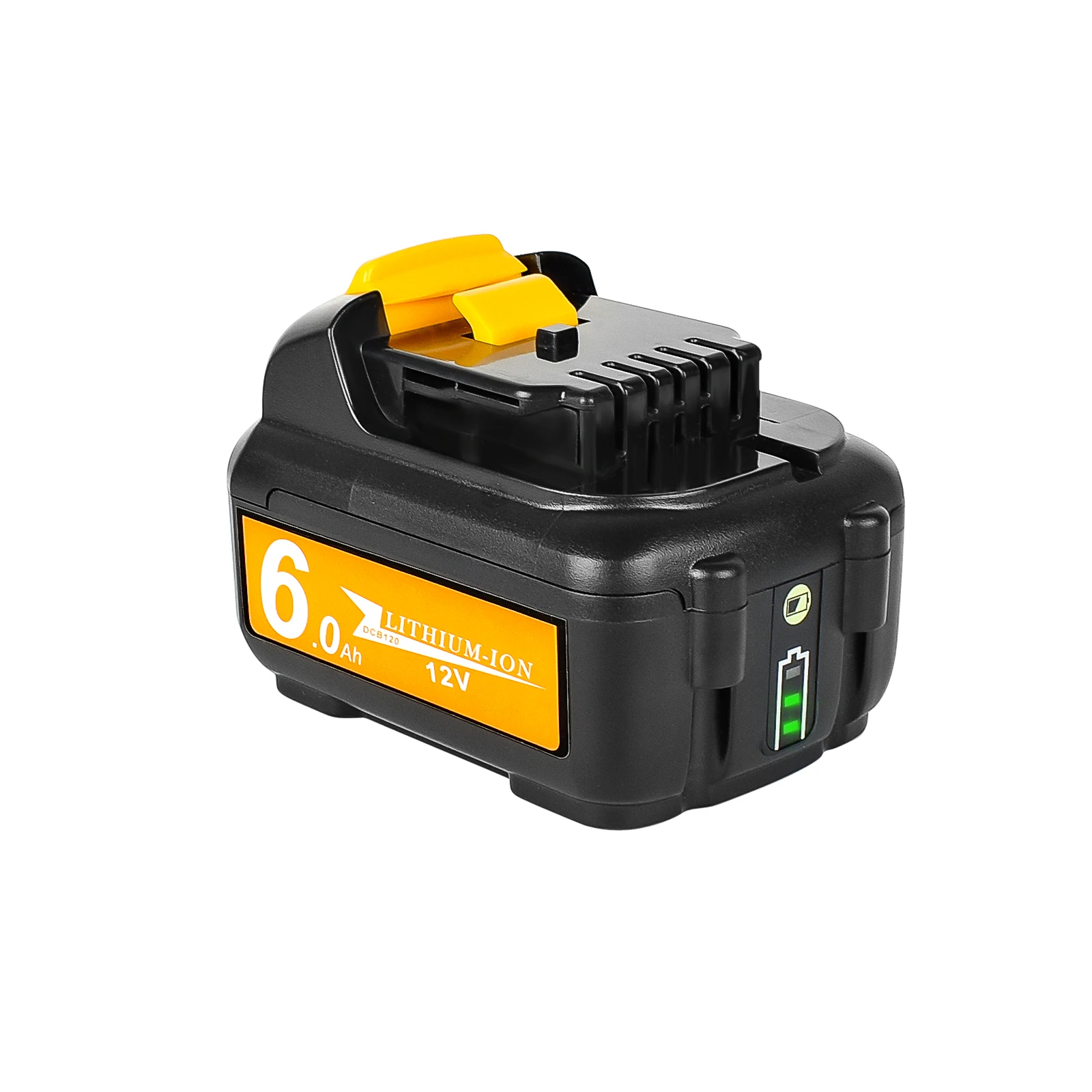 For Dewalt DCB120 Battery 12V 6.0Ah Rechargeable Battery DCB127 DCB121 DCB119 DCR020-GB DCF815D2 Power Tool Replacement Battery