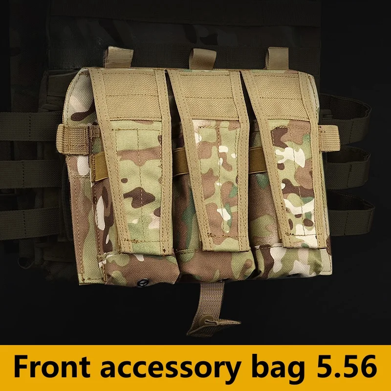 

Чехол на переднюю панель JPC 2.0 — органайзер для жилета большой емкости, совместимый с MOLLE для журналов 5,56 и уличного снаряжения