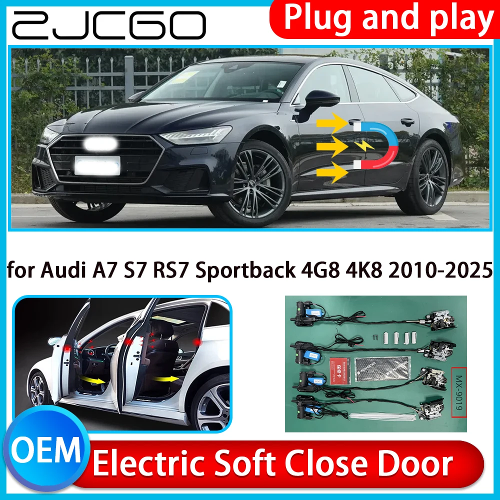 

for Audi A7 S7 RS7 Sportback 4G8 4K8 2010-2025 Auto Pull Car Soft Close Kit Door Power Latch Electric Door Catch Soft Closing