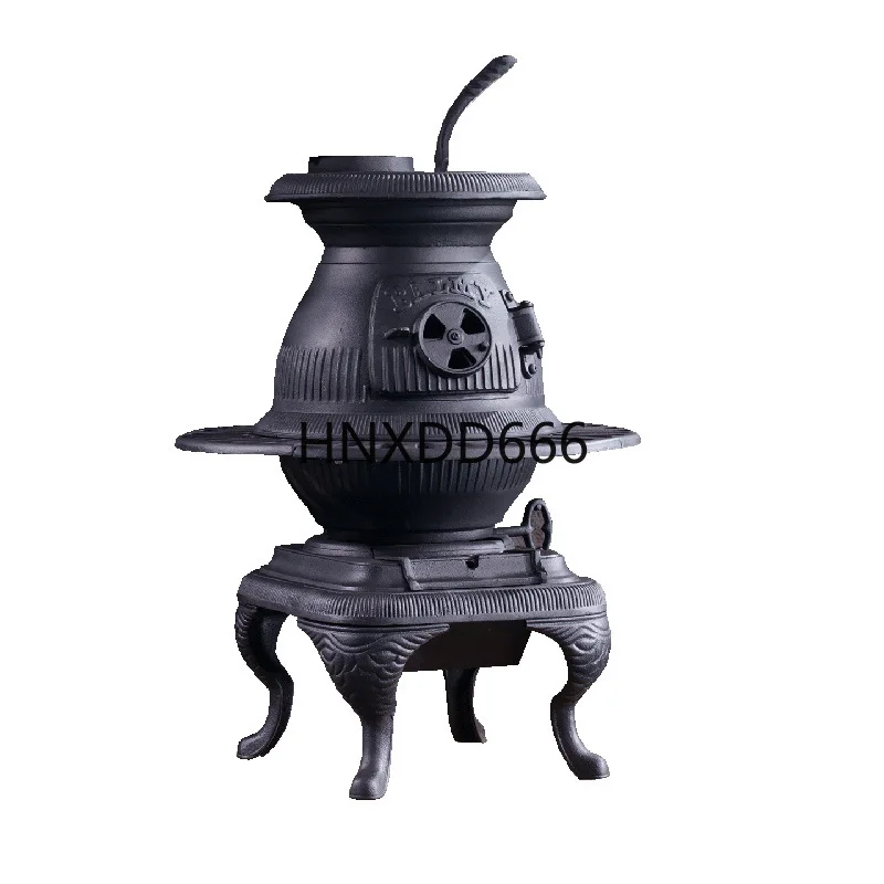 

Thickened cast iron real fire wood burning home firewood villa heater