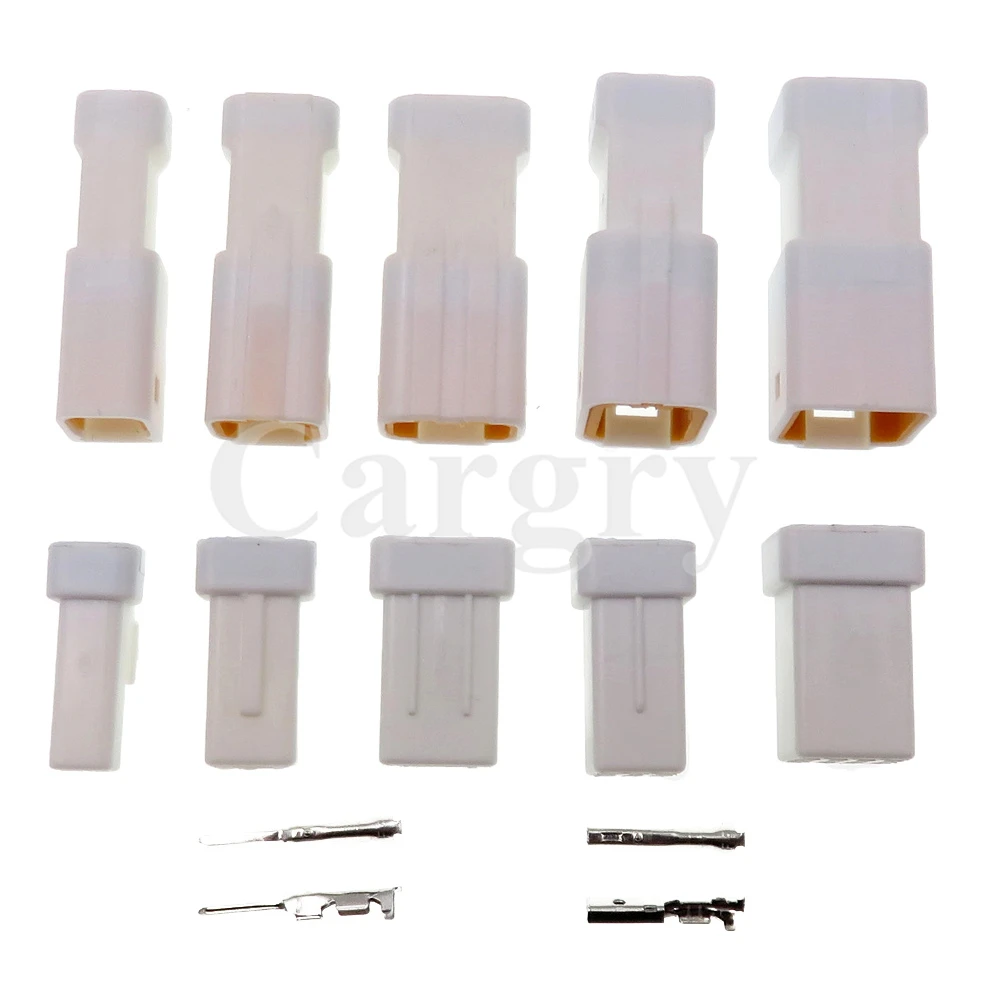 1 Set 2/3/4/6/8P JST02R-JWPF-VSLE AC Assembly Automobile Waterproof Connectors JST Series Male Female Docking Sockets Butt Plugs