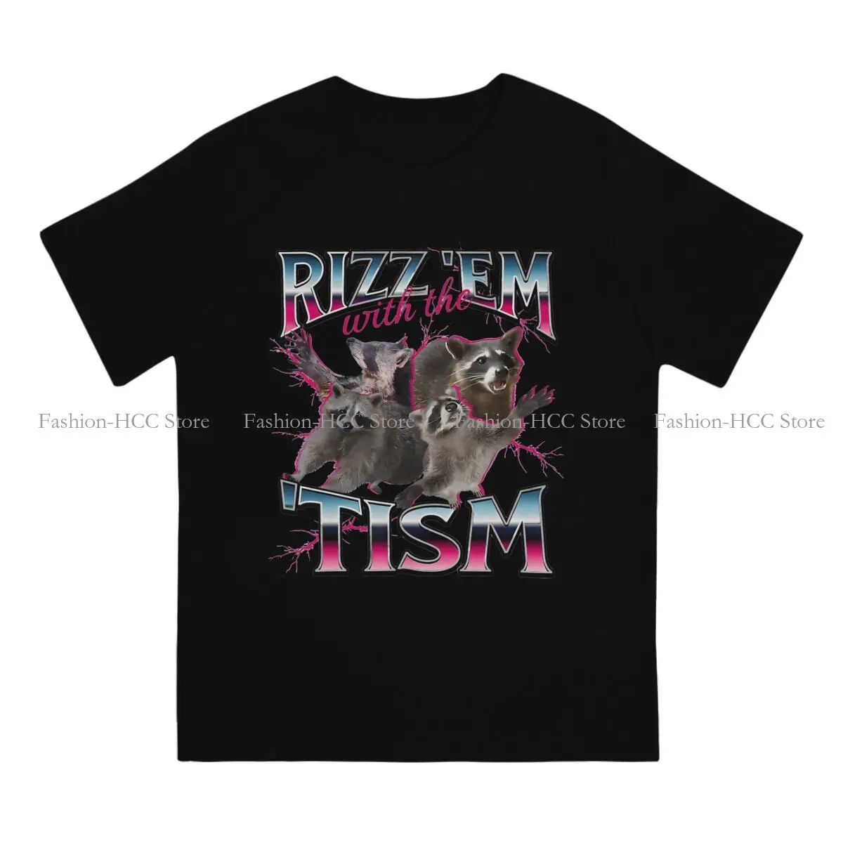 Rizz Em Casual TShirt Cute Opossum Style Streetwear Comfortable T Shirt Male Short Sleeve Special Gift Idea