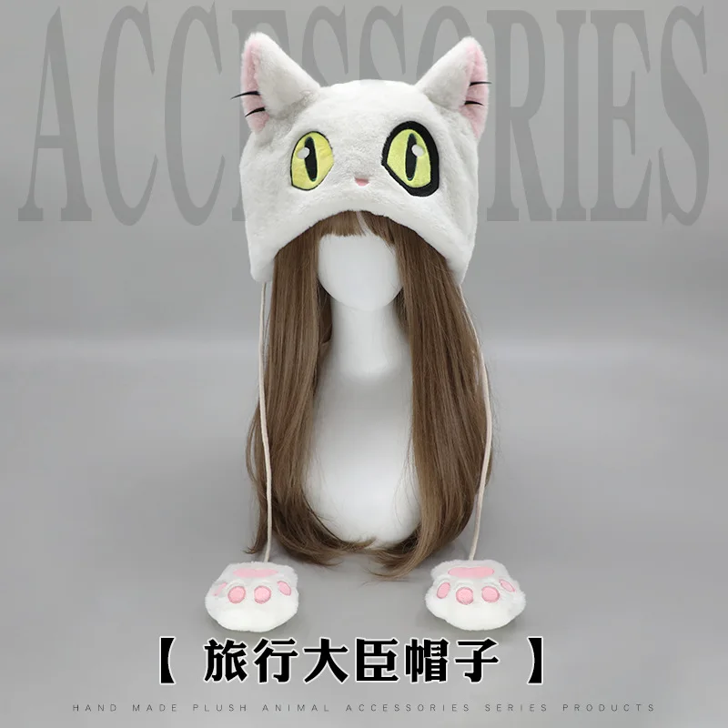 Anime Cat Hat Cosplay Costume Accessories Kawaii Cat Ears Headwear Cute Cat Ears Hat Cosplay Props JK Girl Lolita Hats