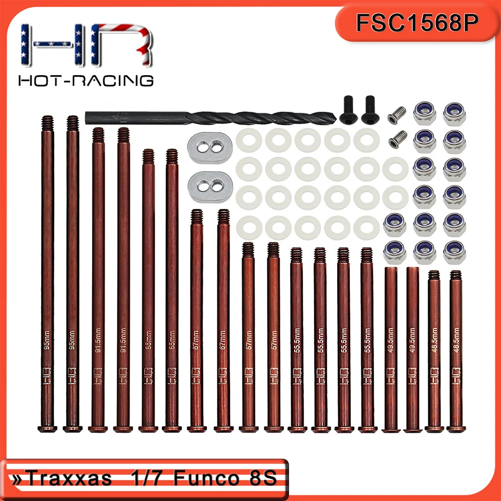

HR для Traxxas 1/7 Funco 8S 2WD Desert Card S2, набор игл со стальным рычагом, один комплект FSC1568P
