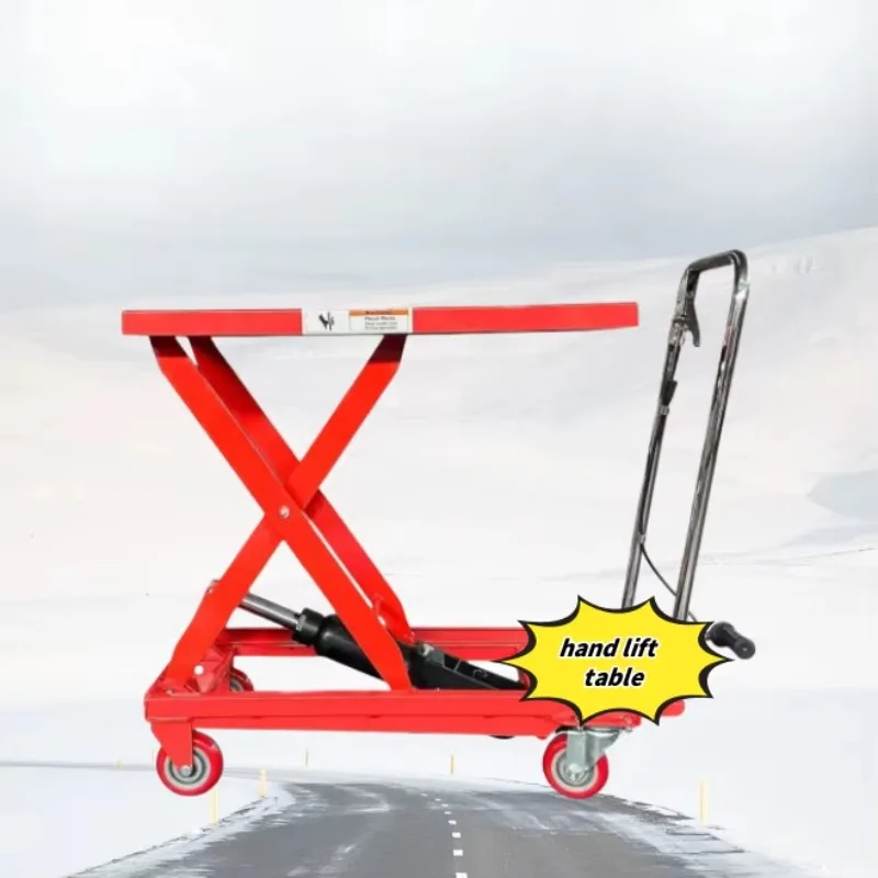 

Новый гидравлический подъемный стол XMSJ с роликами, ручной гидравлический подъемный стол, ручной ножничный подъемник