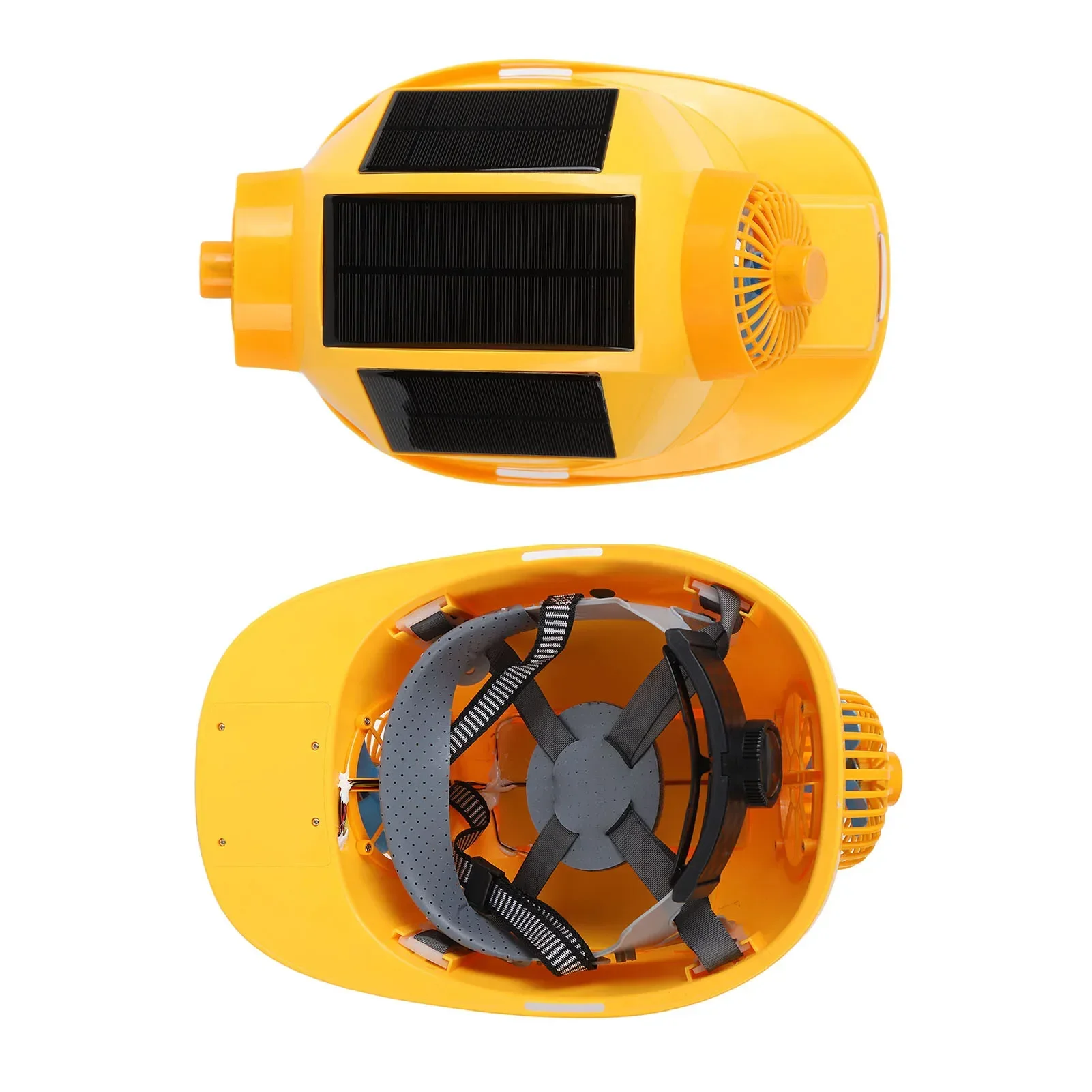 DurableHard Hat Double Fan Helmet With Light Solar Safety Helmet For Construction Home Improvement Hat Supplies
