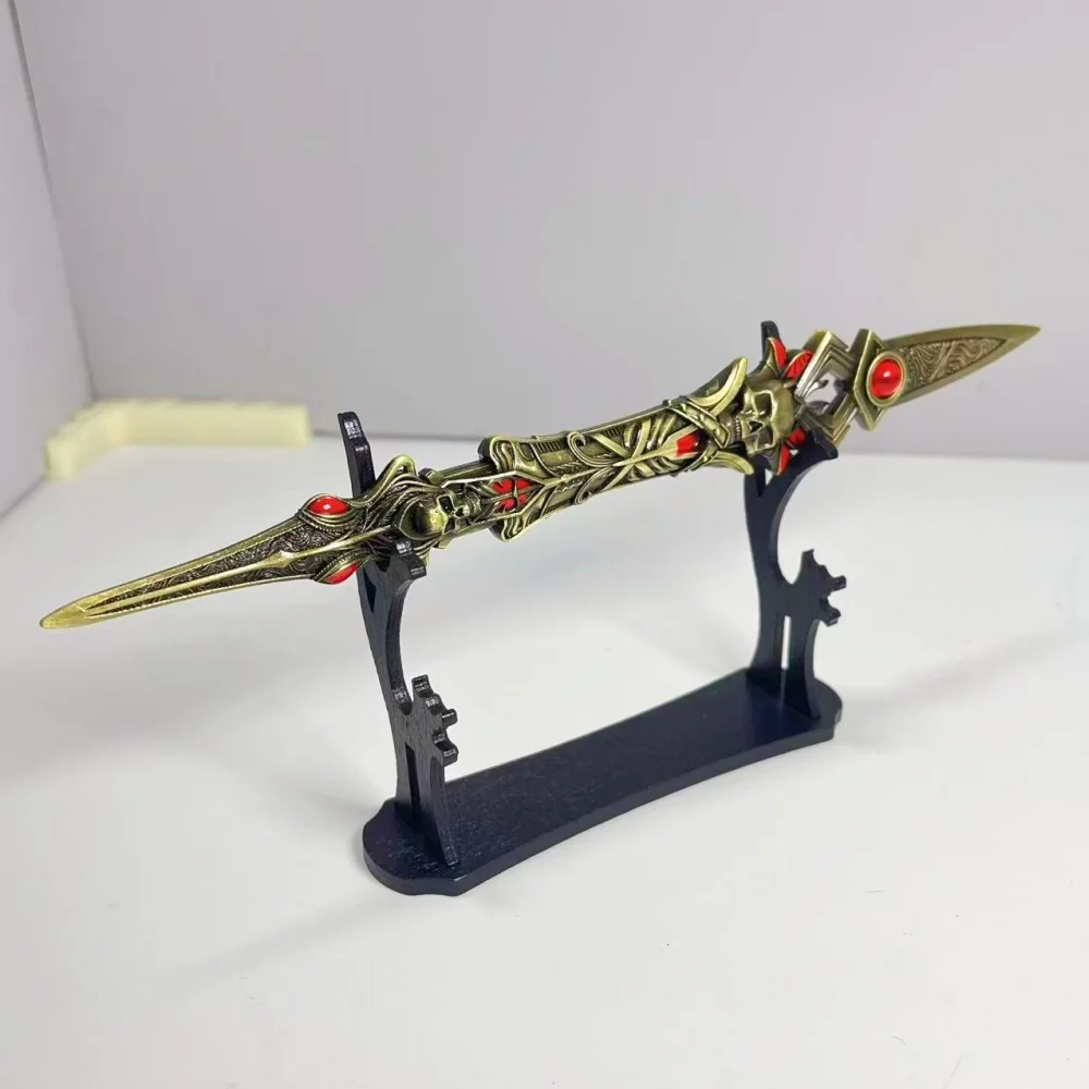 8.6 polegada soul land huo yuhao metal katana espada japonês katana ninja faca original samurai sabre cosplay acessórios prop brinquedo