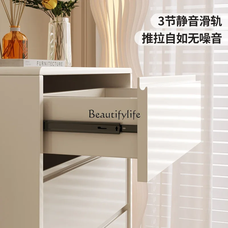 01 Casiers de rangement pour salon, crème Wind, quelques armoires à côté d'entrée