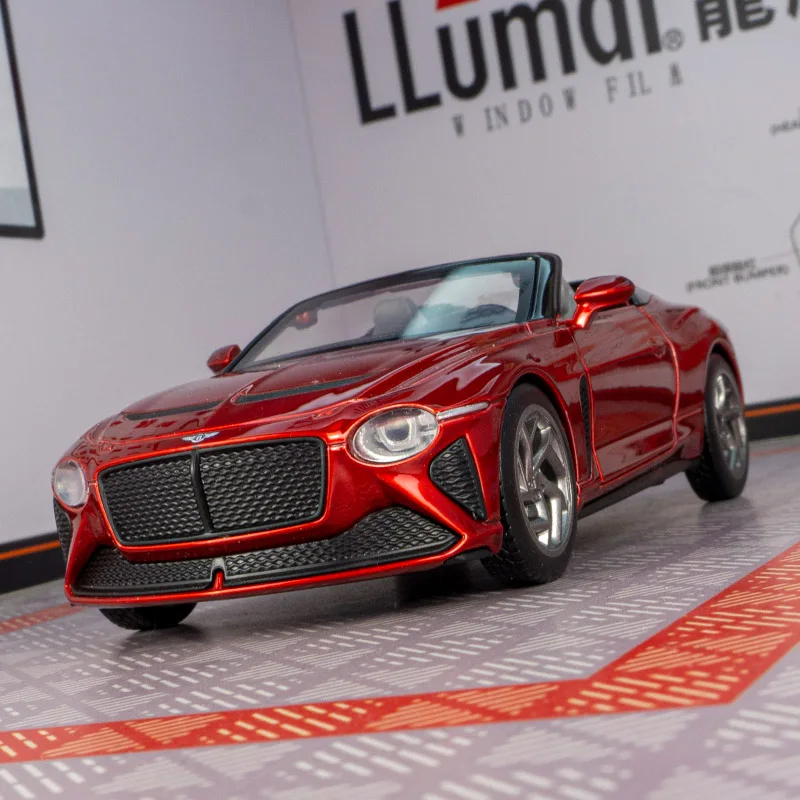 1:32 Bentley Mulliner Bacalar convertible alloy sports car model with rich details, fine workmanship, and good quality