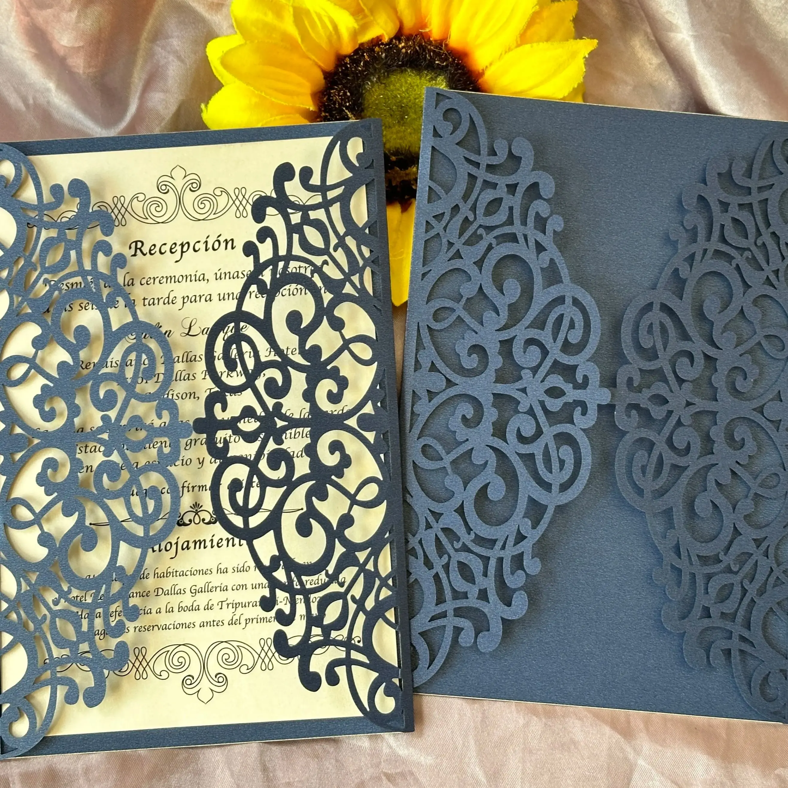 10pcs Custom Laser Cut Wedding Invitation Card Many Colors Optional DIY Invitation Cards Invite Sheet Cover for Party Decoration