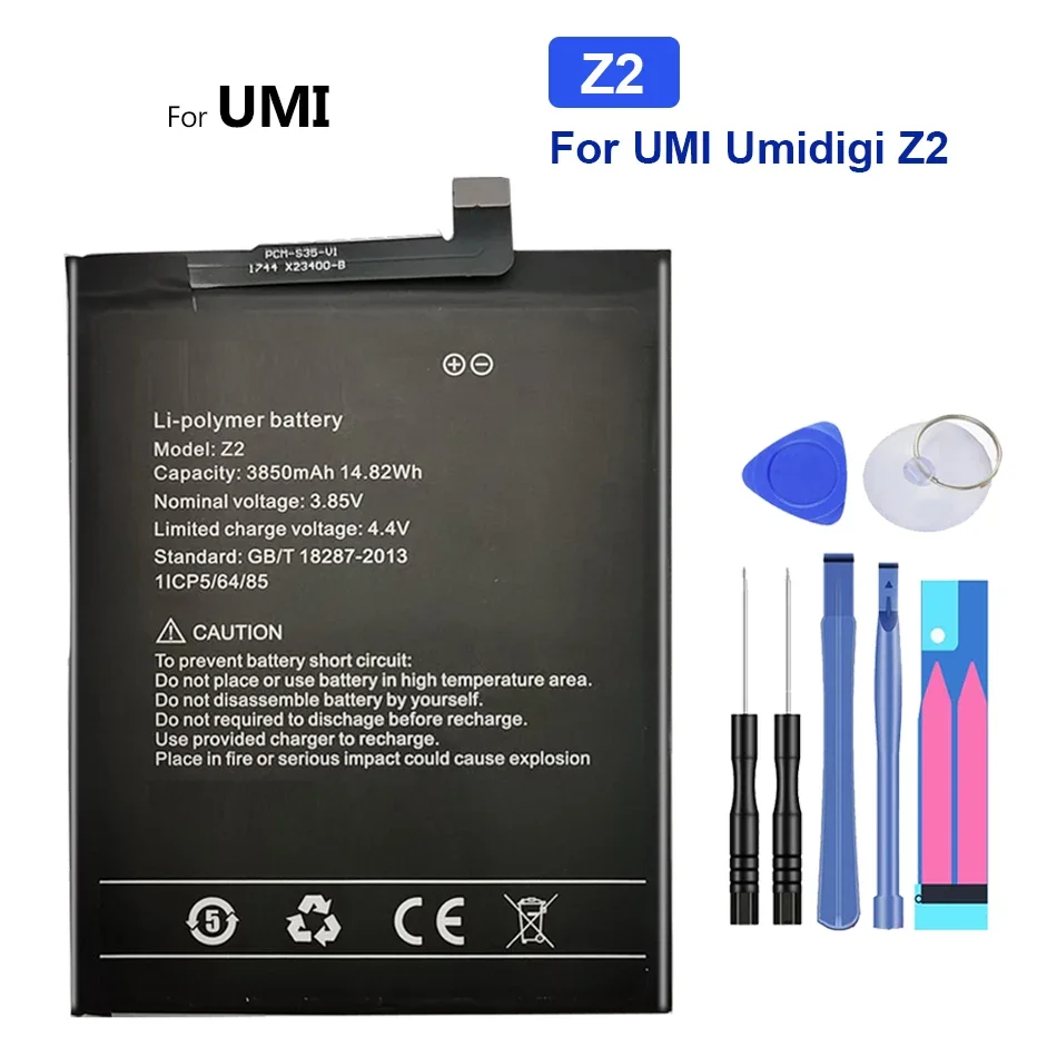 Batterie pour UMIDIGI F1 Play F2 A9 A7 A5 A3 A1 Pro Z2 Z Touch One Max One Pro Power 3 S2 Pro Lite S2Lite S3 Pro