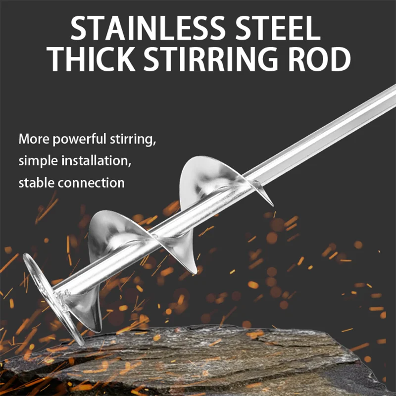 전기 핸드헬드 콘크리트 믹서 드릴 패들 (시멘트 모르타르 페인트 플라스터 그라우트 에폭시 혼합 도구)