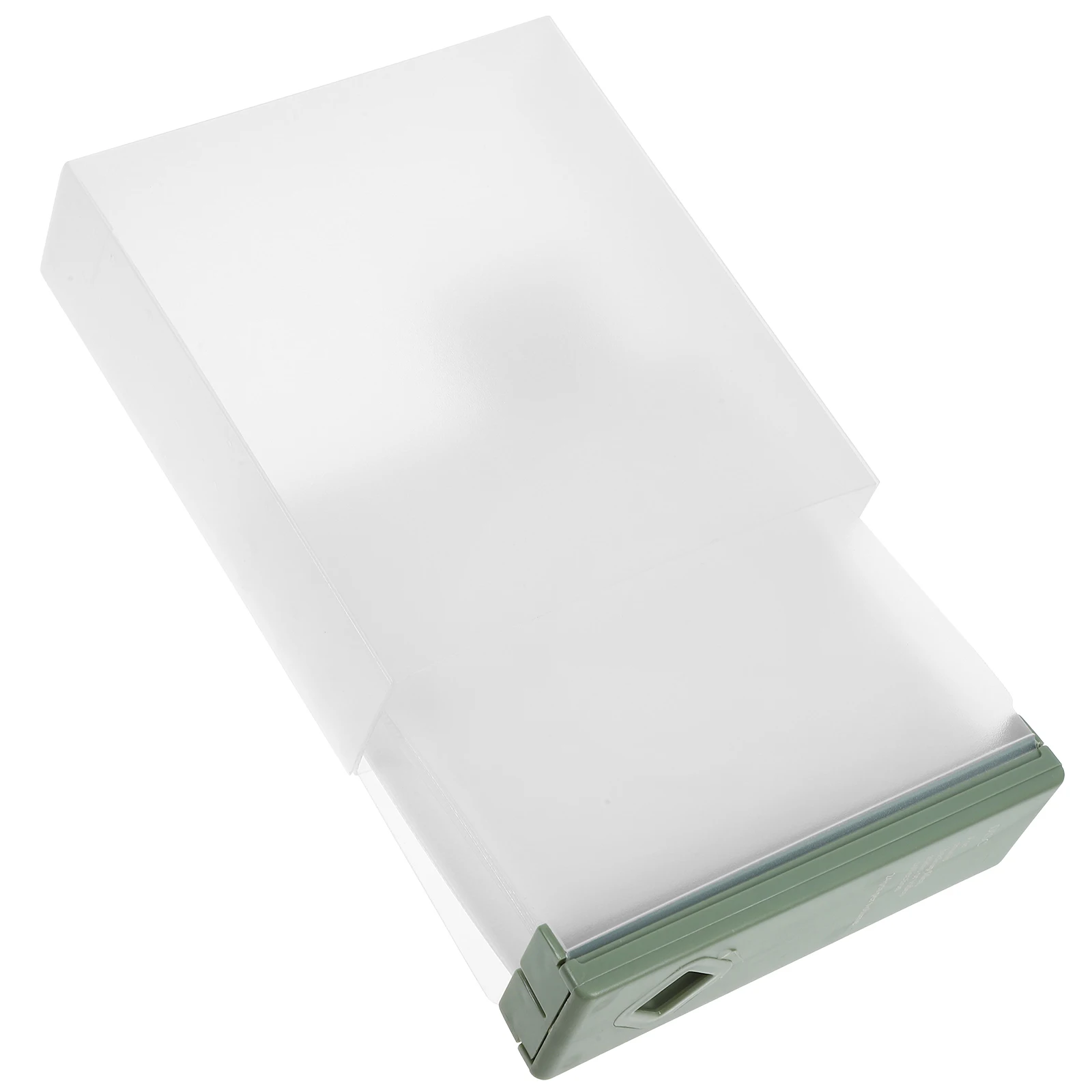 

1pc CD Box Portable Case Cd Organizer Container Holder Shallow Green Travel Size Lightweight Dvd Cases Empty