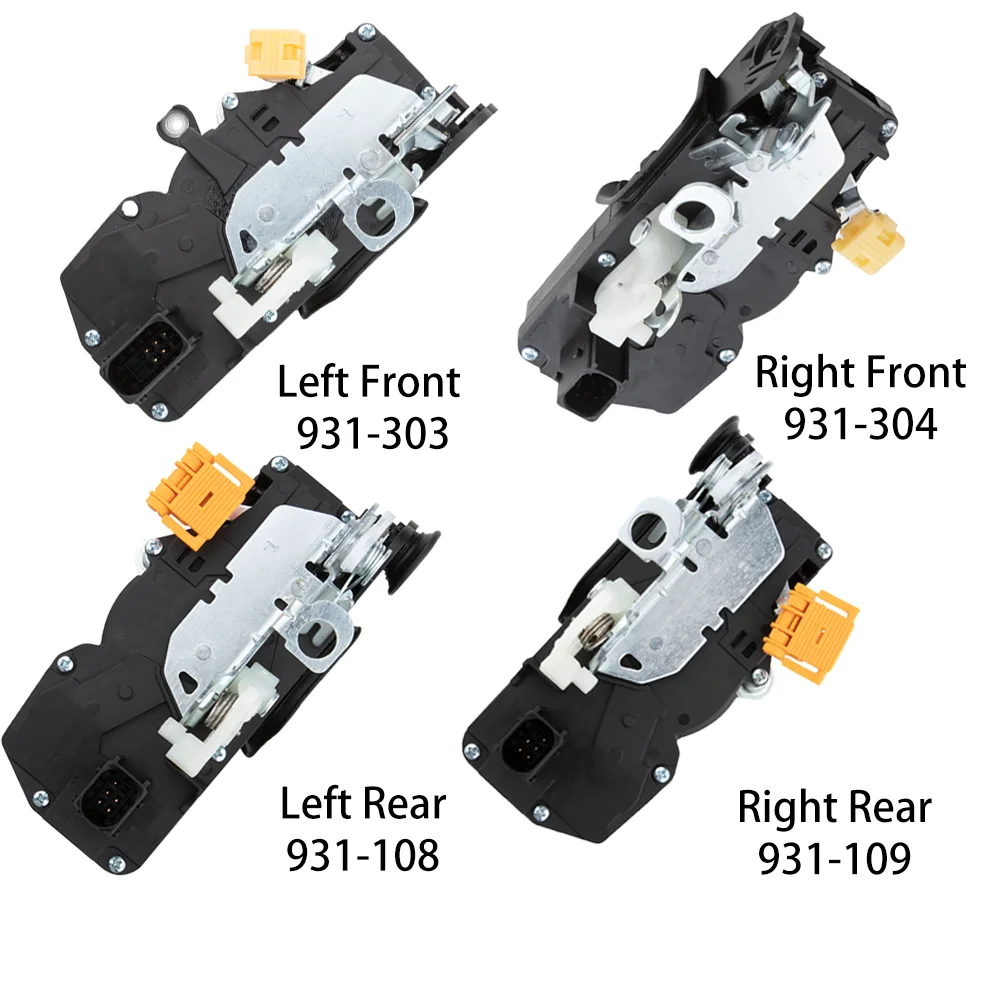 931-108 931-109 Car Front&Rear Door Lock Actuators For GMC CHEVROLET CADILLAC 2007-200  931-304 931-303