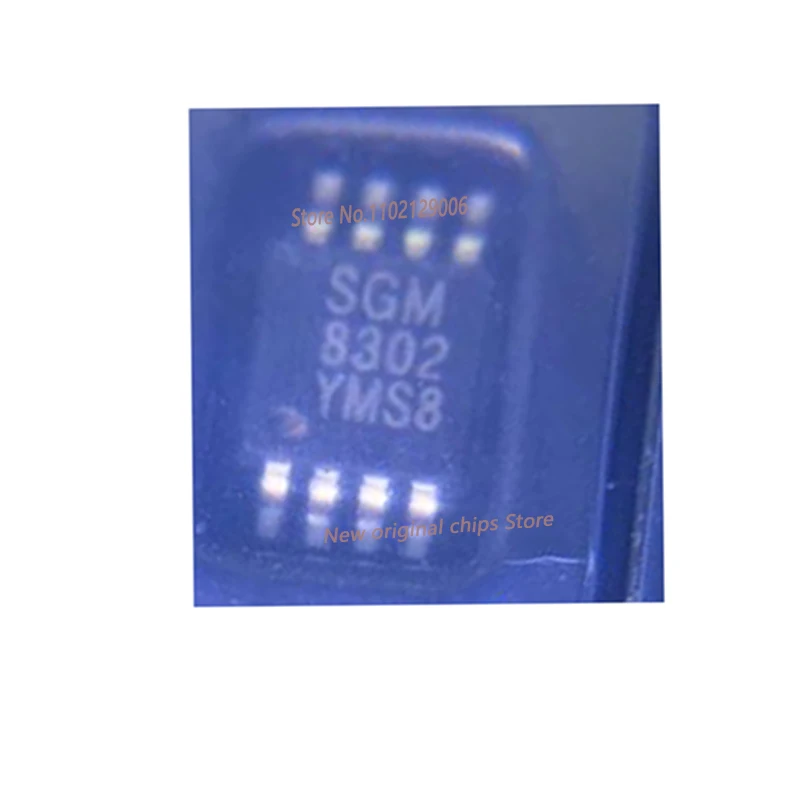 SGM8302YMS8G SGM8302 MSOP8   100% Original Brand New 2PCS/lot