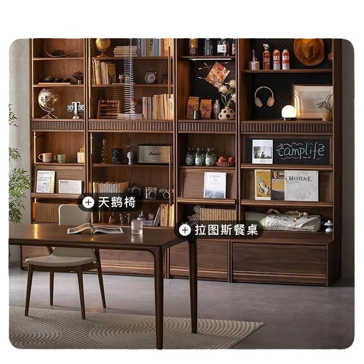 

combination bookcase, glass dust-proof display locker floor-to-ceiling living room dining side home multi-function