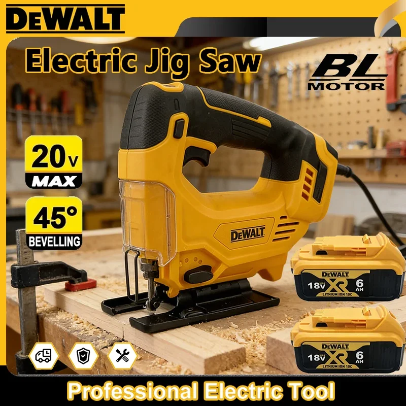 

Электрический лобзик Dewalt, 3000 об/мин, беспроводной, 3 режима, многофункциональный регулируемый инструмент для работы по дереву