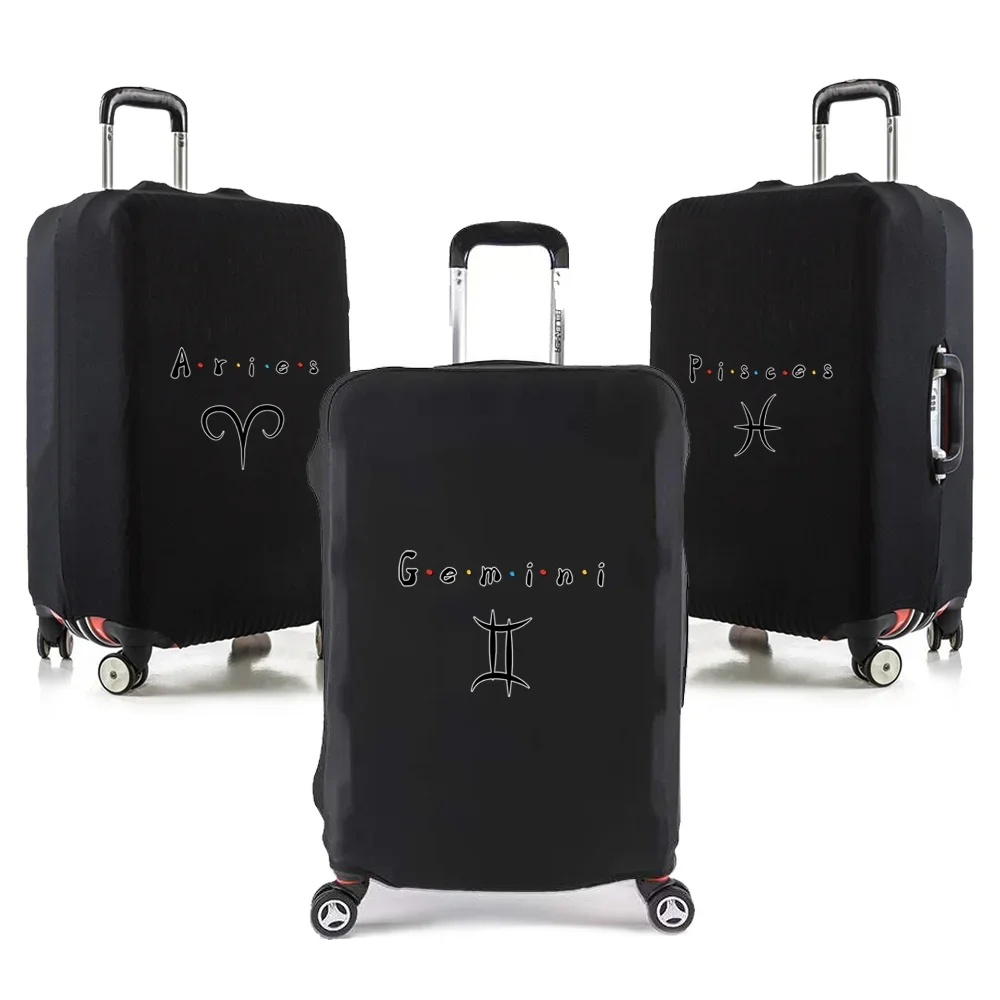 Travel Essentials Luggage Cover Holiday Traveling Essentials Accessories Trolley Protective Suitcase Case Constellation Series