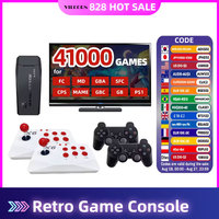 Video Game Console TV HD NEW Game Stick 4K 128 GB Retro Games For PS1/GBA/MAME/SEGA Everdrive Save/Search/Adding