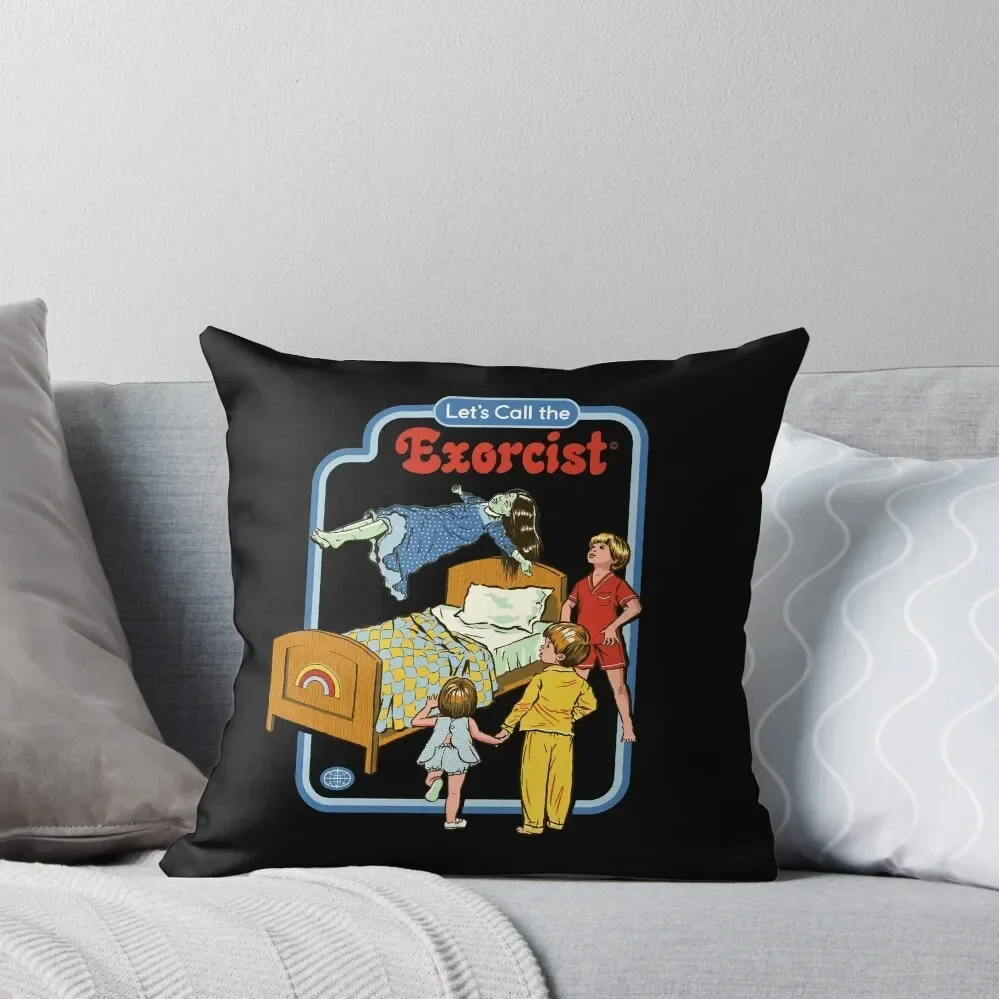 Let's Call the Exorcist Throw Pillow christmas ornaments 2025 Decorative pillow case pillow