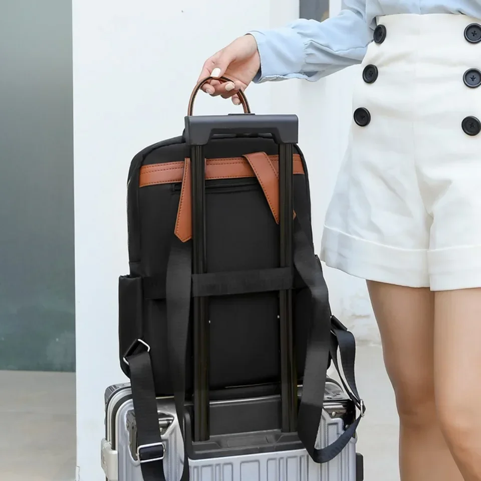 New Fashion Women Backpack Designer Fashion Nylon Cloth School Bags Large Capacity Travel Back Pack Multifunctional Shoulder Bag