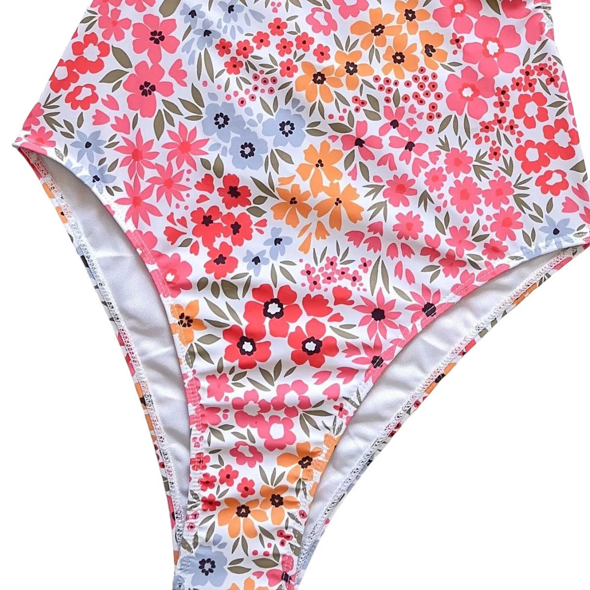 Damenmode Blumen-Badeanzug, sexy einteilige Bikinis, Mädchen, schlank, rückenfrei, hohe Taille, Bikini-Set, Strand, Schwimmen, bedruckte Badebekleidung