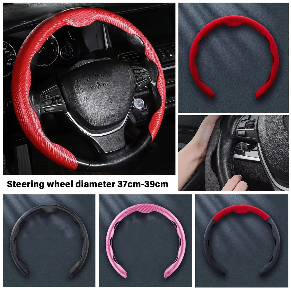 

Чехол на руль автомобиля, 38 см, 15 дюймов, ультратонкий меховой нескользящий дышащий противоскользящий аксессуар, декоративные принадлежности для руля