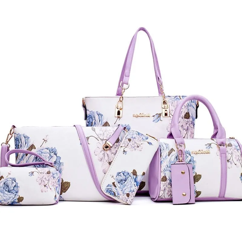 

Новинка 203, комплект женской сумки, флицевая сумка с фарфоровым принтом, сумка через плечо, одинаковая сумка для мамы и дочки, этническая сумка