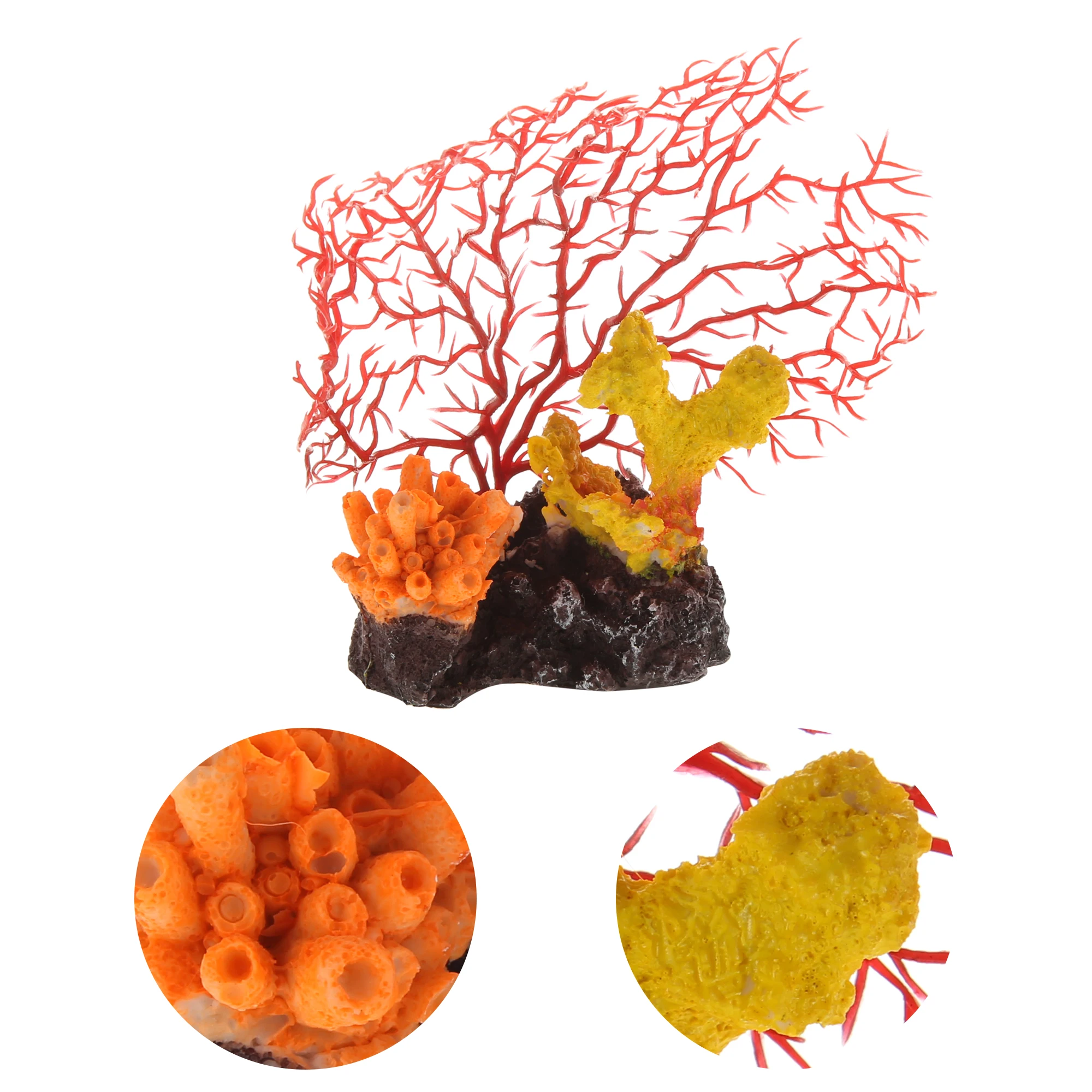 UXCELL Artificial Fake Coral Undersea Water Plants Fish Tank Simulation Fake Coral Aquarium Decoration Ornaments Accessories