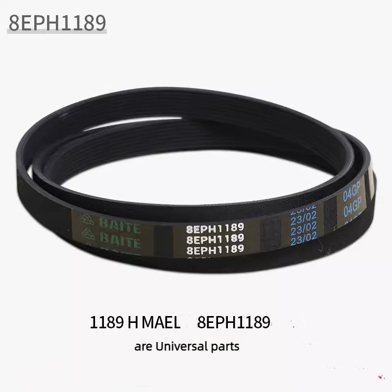 1pcs Drum washing machine accessories original belt 8PHE1190  8PHE1189 8PHE1243 1180J MAEL 1189HMAEL for Siemens