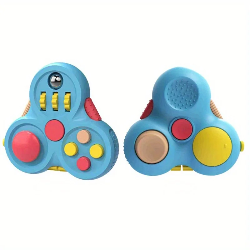 1Pcs Fidget Pad Decompression Handle Gyro Magic Cube Second Generation Game Handle Fingertip Game Creative Decompression Toy