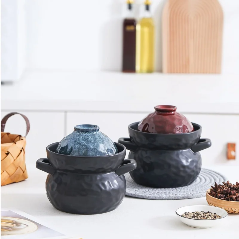 Japanese Pot Ceramic Pot Cooking Pan Big Saucepan Korean Cookware Clay Pot for Cooking Casserole Kitchen Utensils Stone Pan