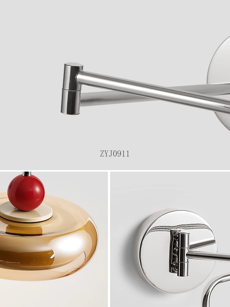 كريم الرياح الروك الذراع الصحن الطائر الجدار مصباح الفرنسية القرون الوسطى الرجعية غرفة نوم أباجورة غرفة الأطفال مصباح غرفة المعيشة الجدار #3