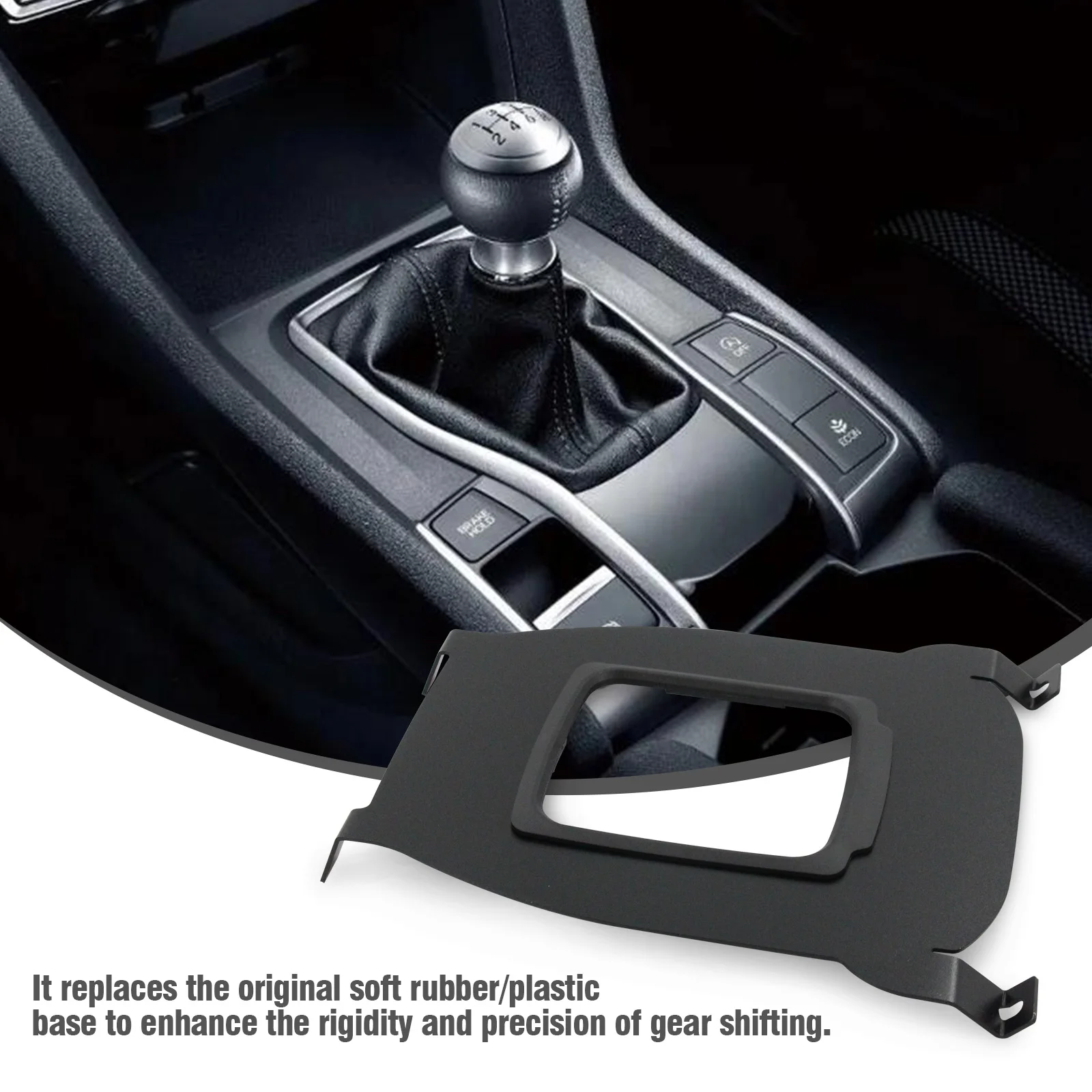 Center Shifter Console Cover Boot Delete For Honda Civic EK 1996-2000 EK9 Type R Si  YX03228 view 5