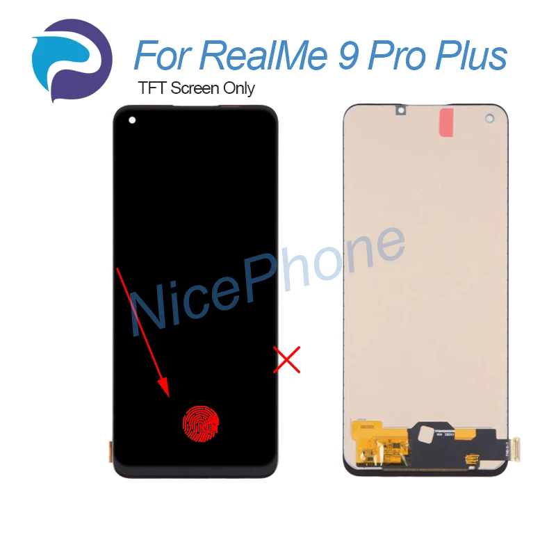 for RealMe 9 Pro Plus LCD Screen + Touch Digitizer Display 2400*1080 RMX3392, RMX3393 For RealMe 9 Pro + LCD Screen Display