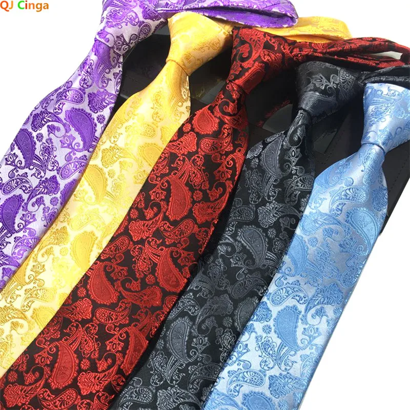 

Cashew Flower Tie Men's Wedding / Party / Business Suit Accessories Tie Multi-color Selection Tie Length 145 Cm Width 9 Cm