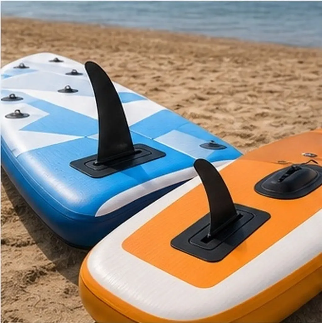 4Pcs Paddle Board Fin Box Mount Patch PVC Repair Adhesive Connector Center Fin Slot Adapter Detachable Base for Sup Surf Kayak view 6
