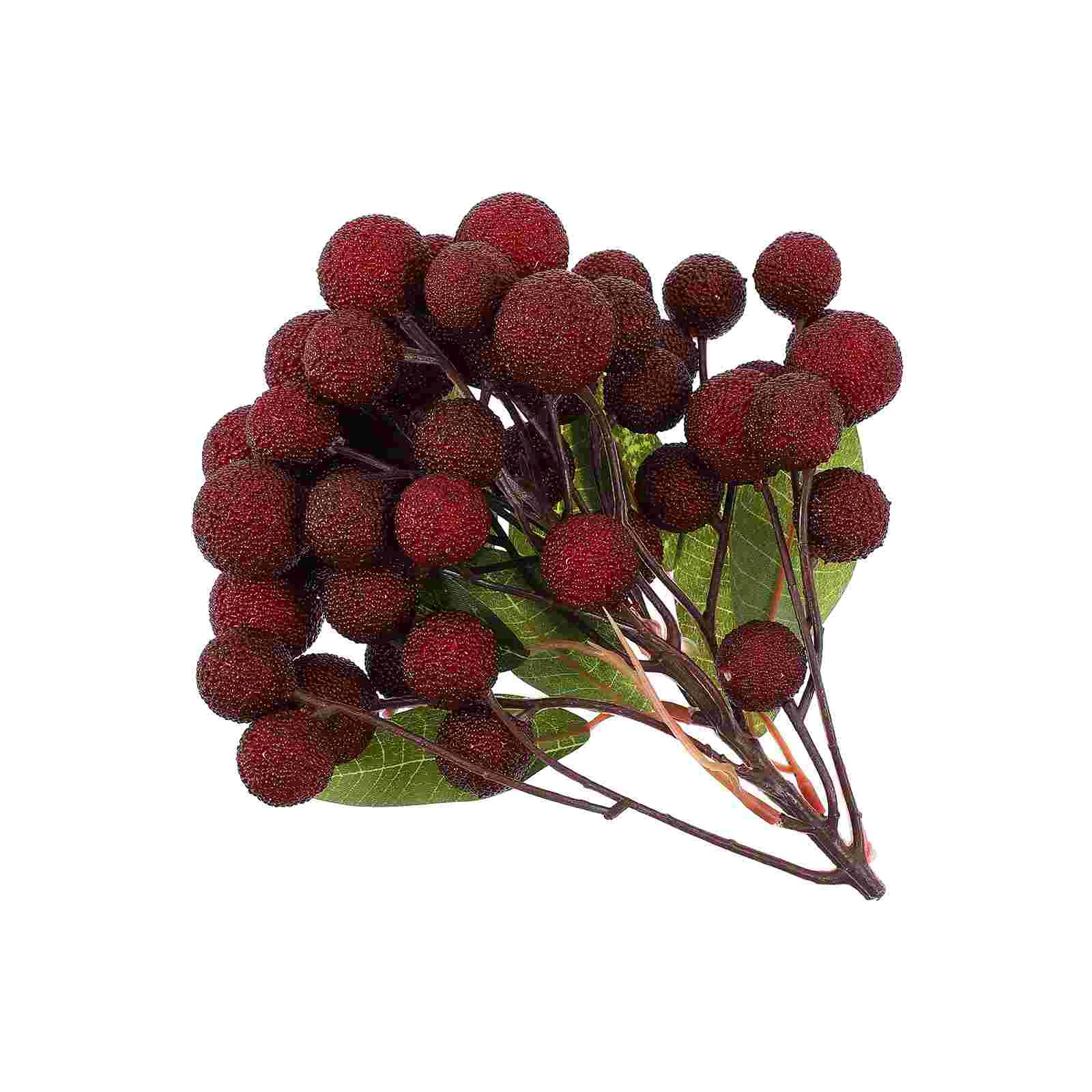 Simulated Bayberry String Waxberry Model Vivid Decorative Fruit Lifelike Simulation Artificial Emulated