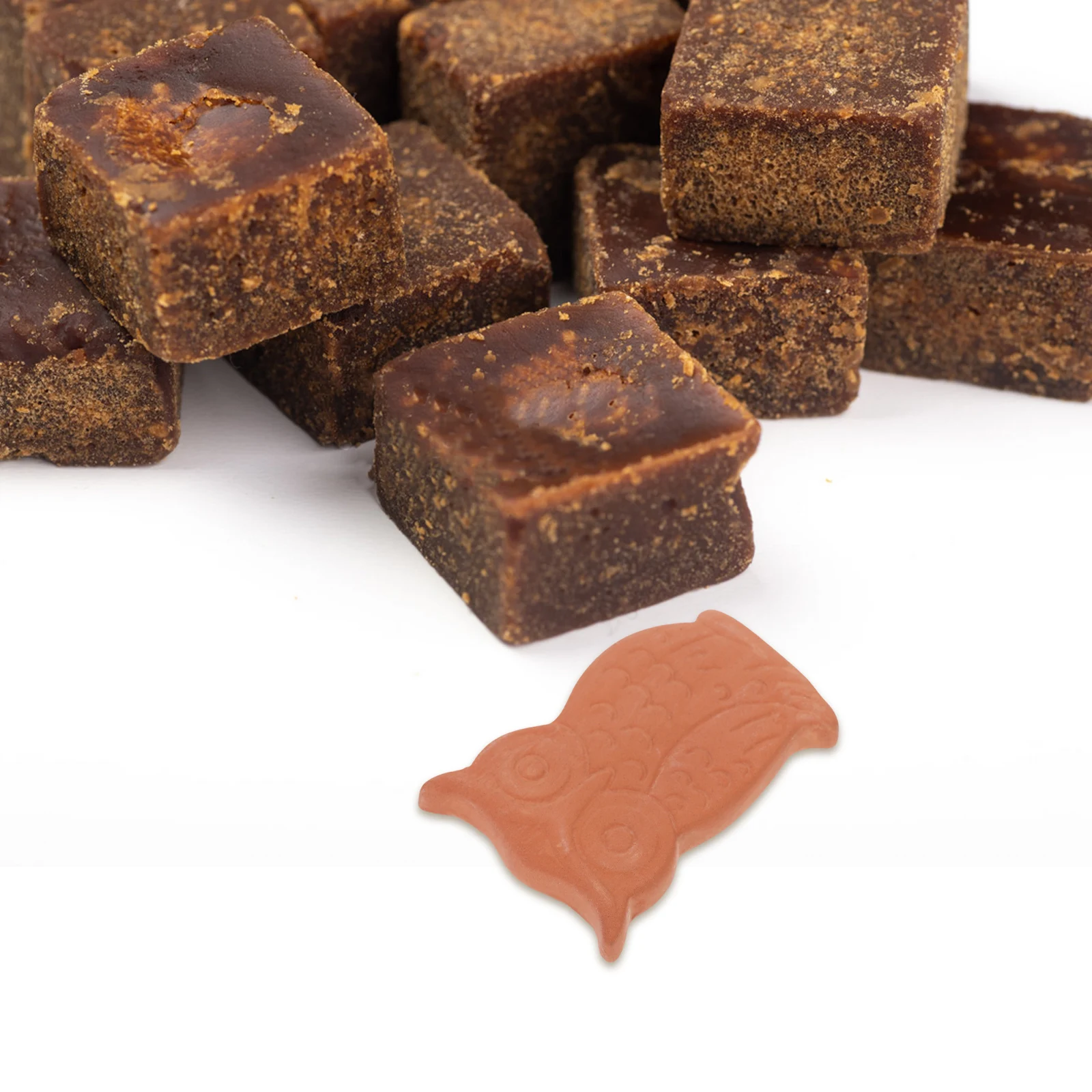 

Reusable Terracotta Brown Sugar Softener Owl Shaped Disk for Effective Moisture Absorption and Storage Sugar Disc