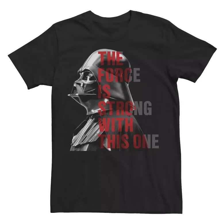 Star Wars men's short-sleeved T-shirt, sci-fi retro streetwear, metal figure lightning logo, strong collage power, daily gift