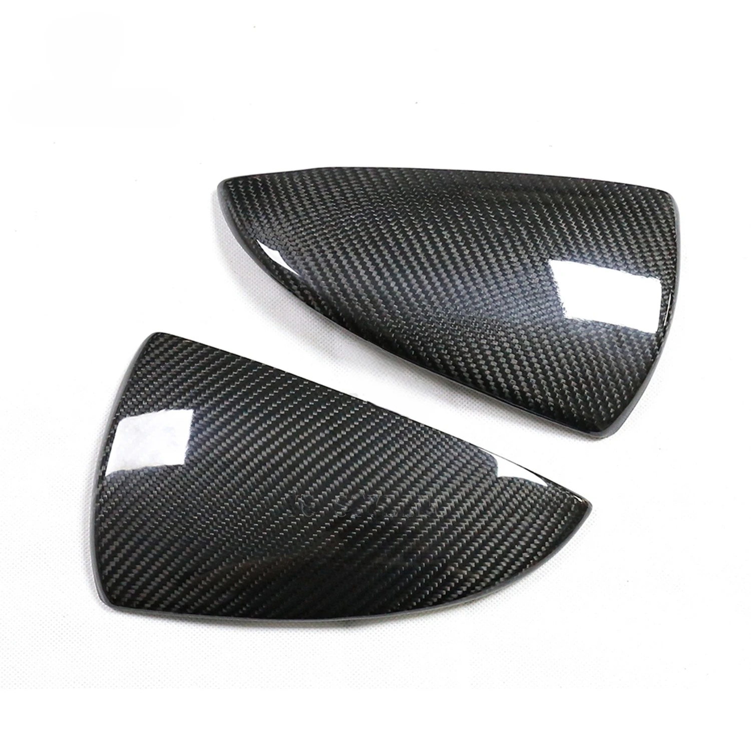 

ZAIQU LHD ONLY Dry Carbon Fiber Rear View Mirror Cover Stick on Style for Lexus ES IS LS LC UX 250h 2019+