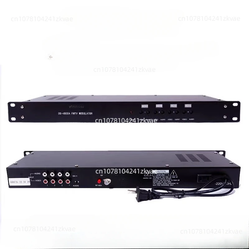 4-Way Cable TV Modulator, RF to  Analog Converter  Front-End Equipment