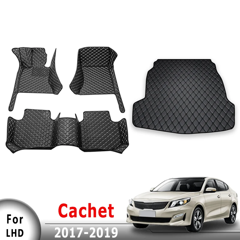 

Car Floor Mats Trunk Carpets For Kia Cachet 2017 2018 2019 Covers Products Auto Interior Accessories Foot Pads Pedal Waterproof