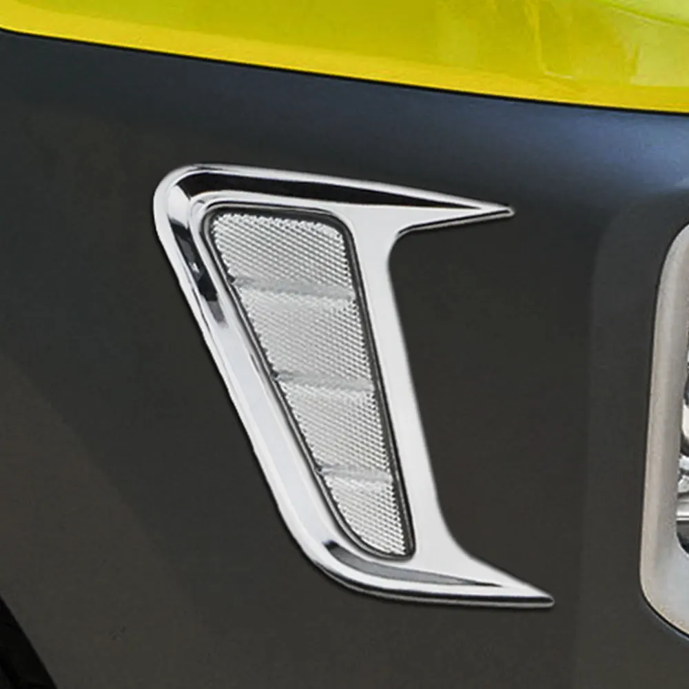 Car Side Turn Light Lamp Frame Trim Styling For Hyundai Kona 2017 2018 2019 2020 2pcs/set ABS Chrome Exterior Car Accessories