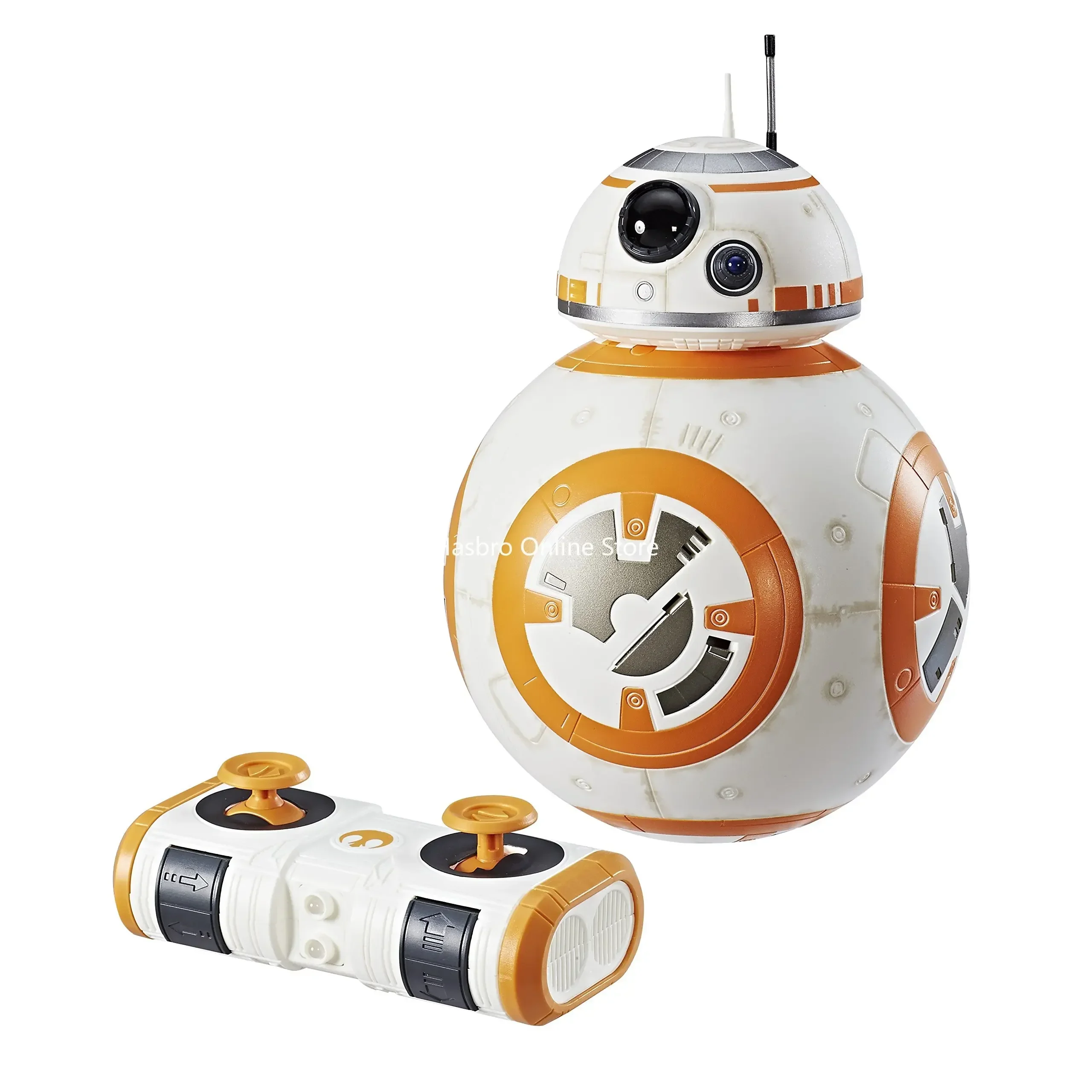 

Hasbro STAR WARS: The Last Jedi Hyperdrive BB-8 включает корпус BB-8, головку BB-8, точный внешний вид и фонари из фильма с дистанционным управлением.