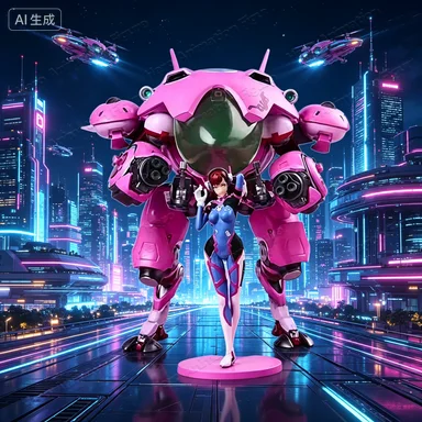 Figuras de Acción de Overwatch, D.Va, Estatua de 26 cm, Figuras de Acción de Anime, Figuras Coleccionables de PVC, Juguetes Modelo, Adornos, Regalos de Escritorio