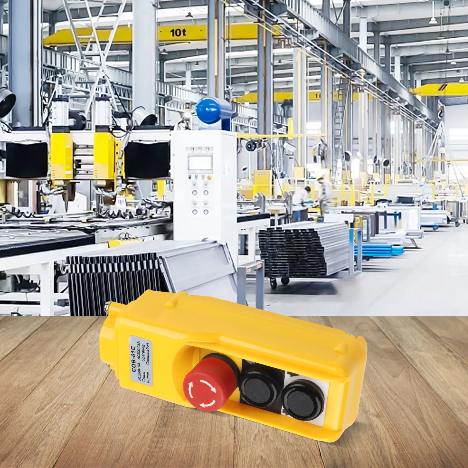 Safety Control Electric Hoist Switch Industrial Lifting Button Control Lifting Control Switch Momentary Operation